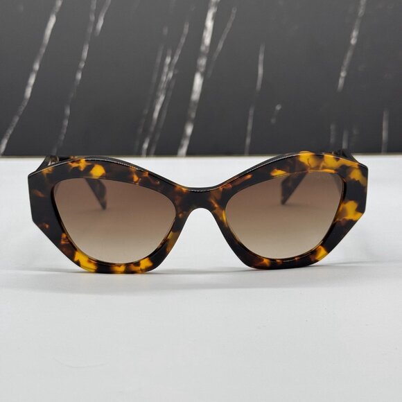NEW PR07YS VAU6S1 PRADA HONEY HAVANA WOMEN PRADA SUNGLASSES SPR 07Y - Picture 4 of 13